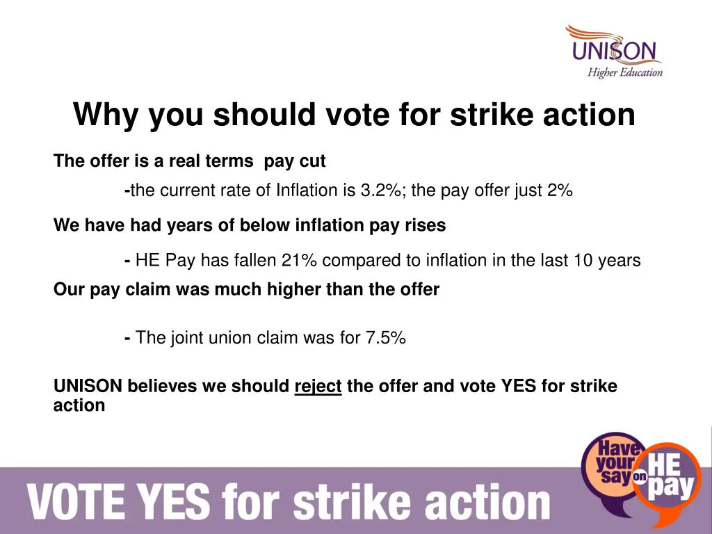 why you should vote for strike action