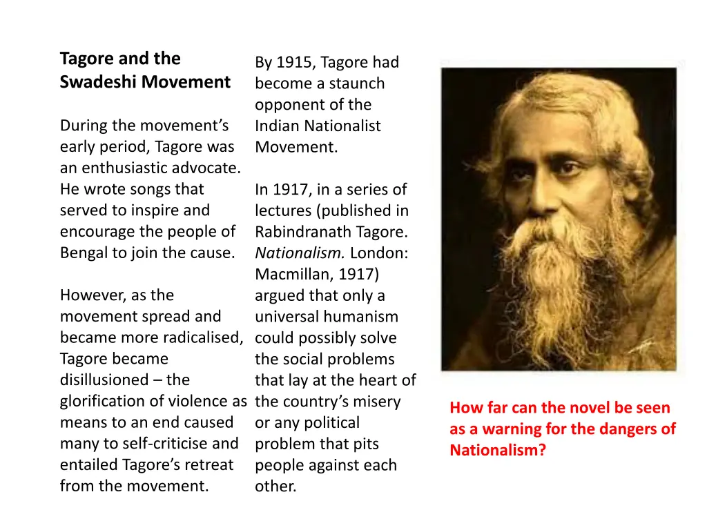 tagore and the swadeshi movement