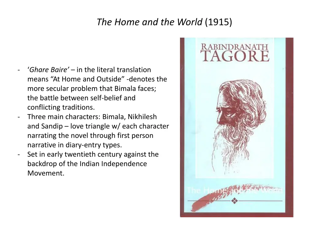 the home and the world 1915