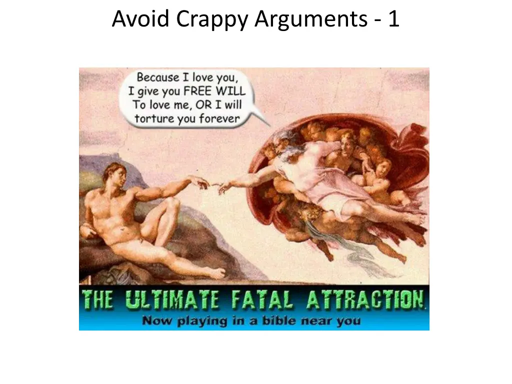 avoid crappy arguments 1