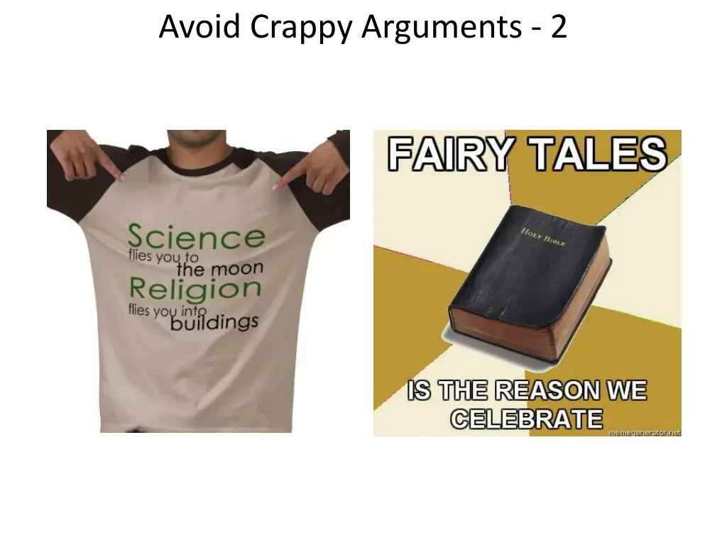 avoid crappy arguments 2