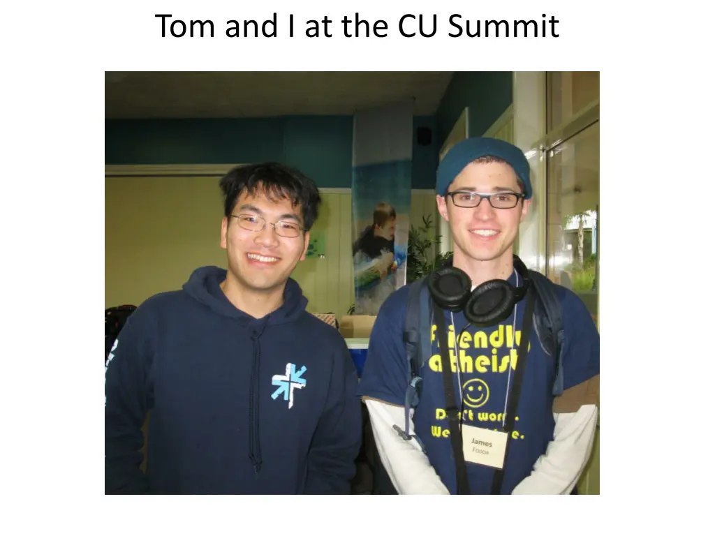 tom and i at the cu summit