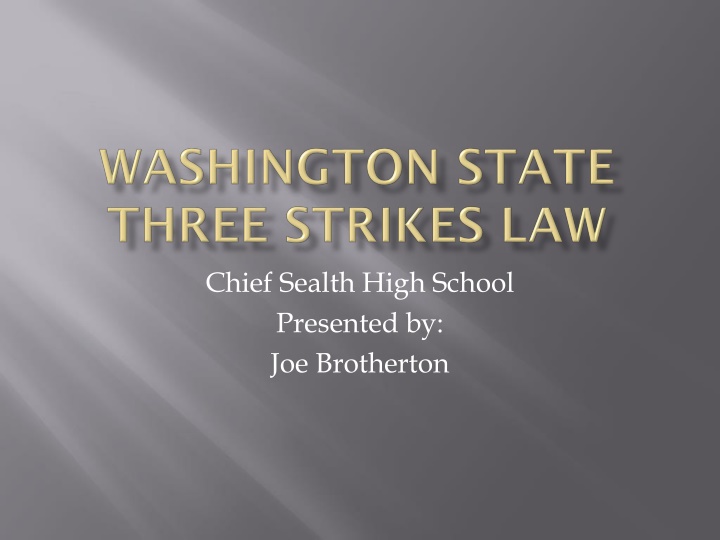 chief sealth high school presented