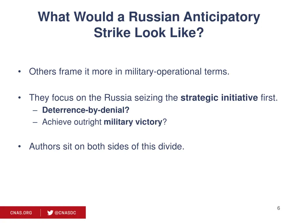 what would a russian anticipatory strike look like 1