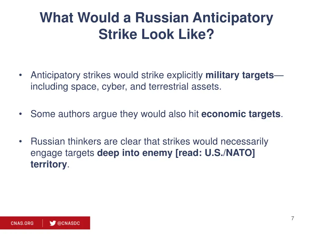 what would a russian anticipatory strike look like 2