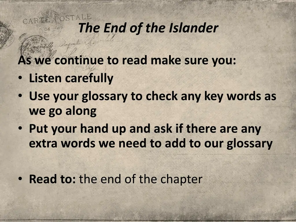 the end of the islander 2