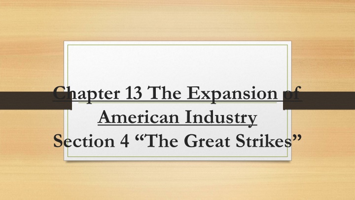 chapter 13 the expansion of american industry