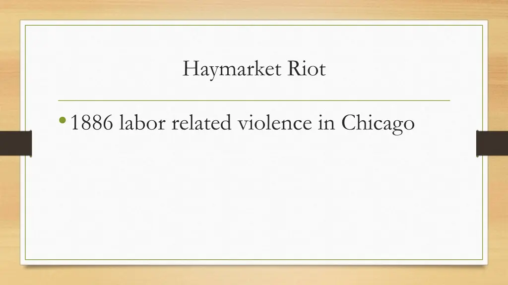 haymarket riot