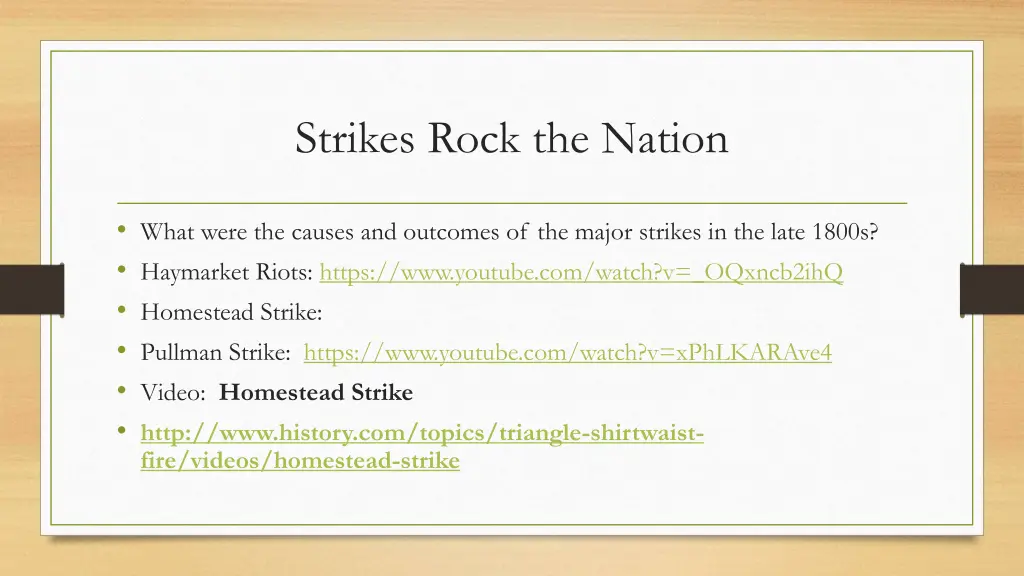 strikes rock the nation