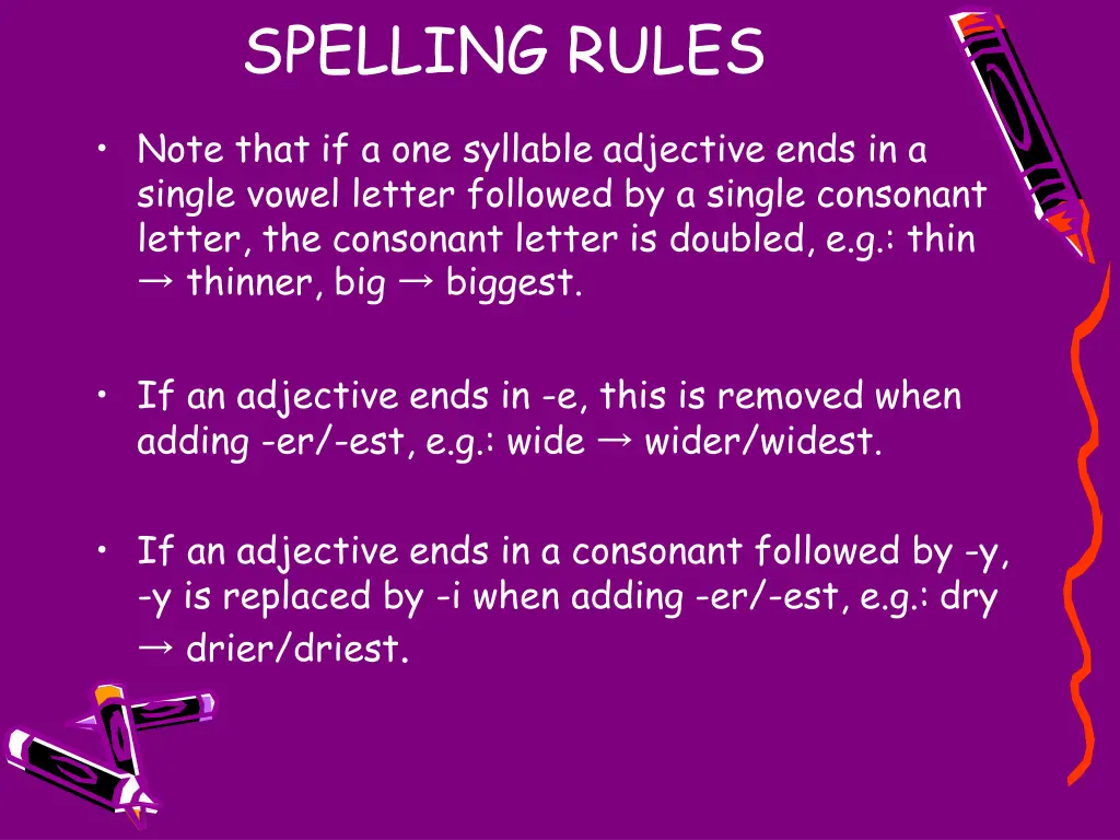 spelling rules