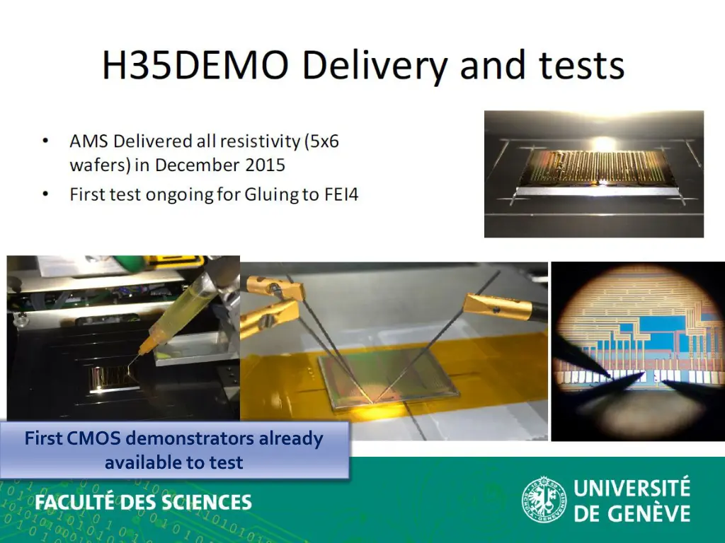 first cmos demonstrators already available to test