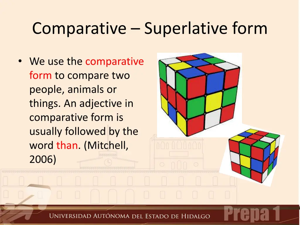 comparative superlative form