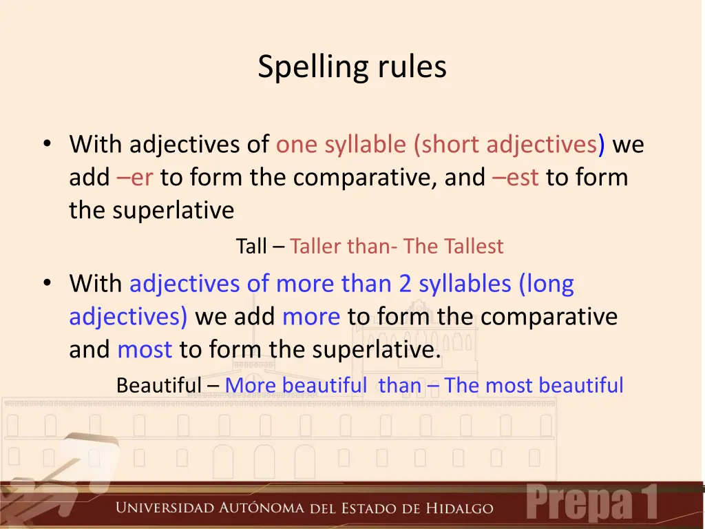 spelling rules