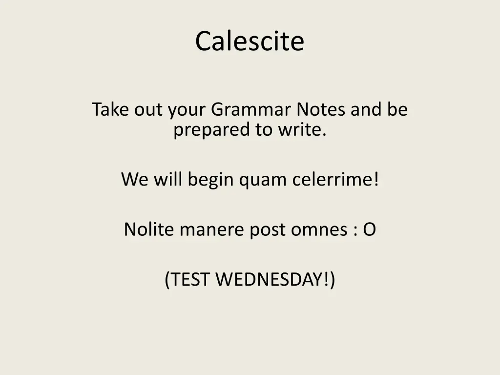 calescite 4