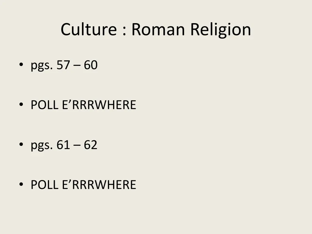 culture roman religion