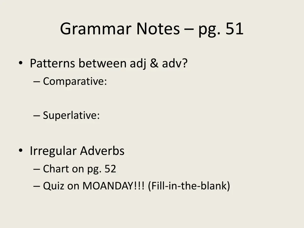 grammar notes pg 51