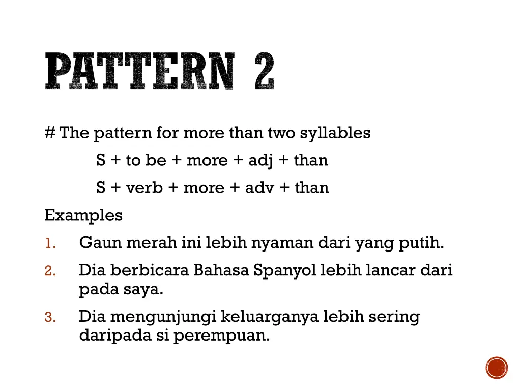 pattern 2 1