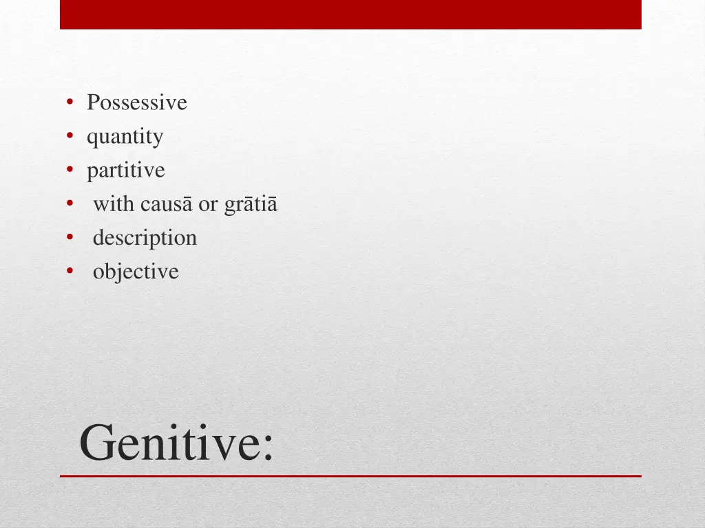 possessive quantity partitive with caus