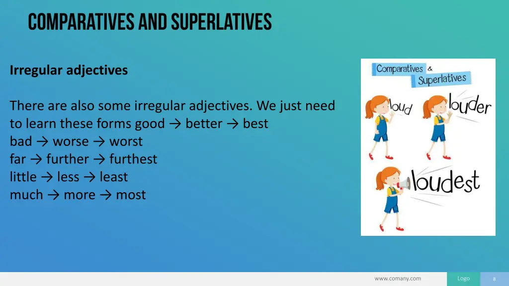 irregular adjectives