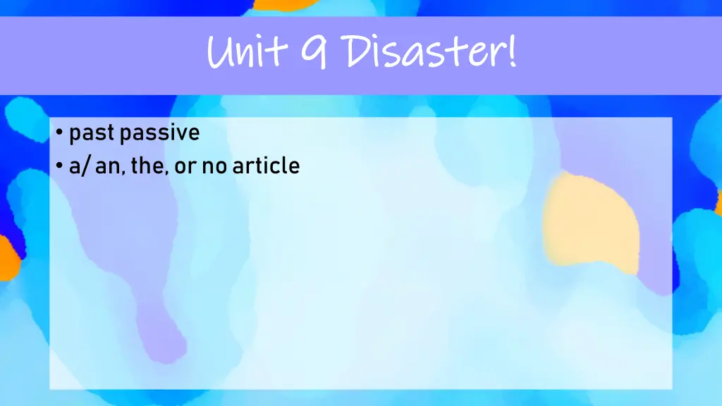 unit 9 disaster unit 9 disaster