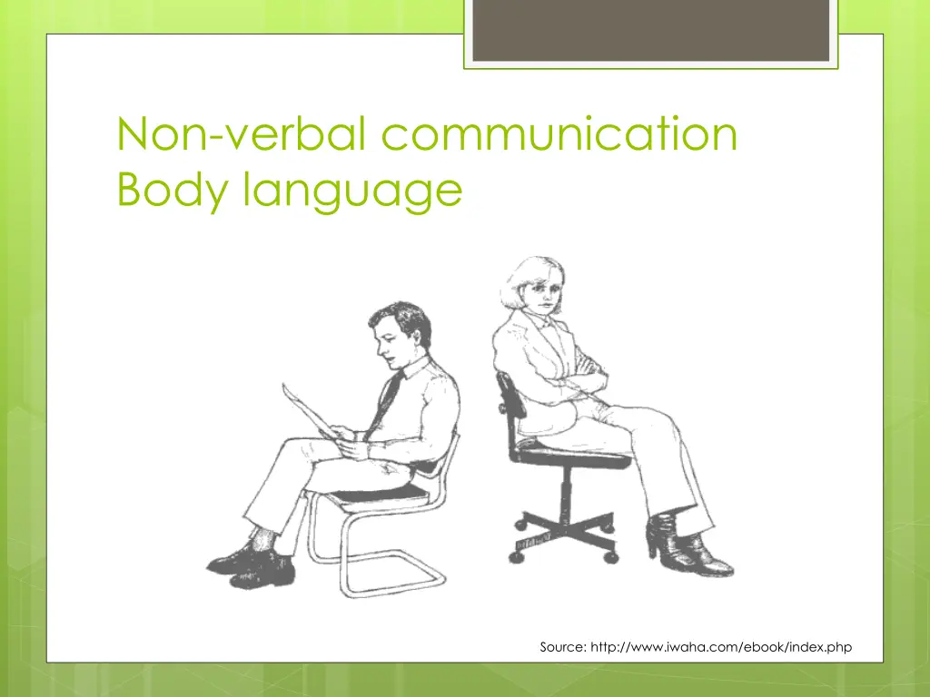 non verbal communication body language 6