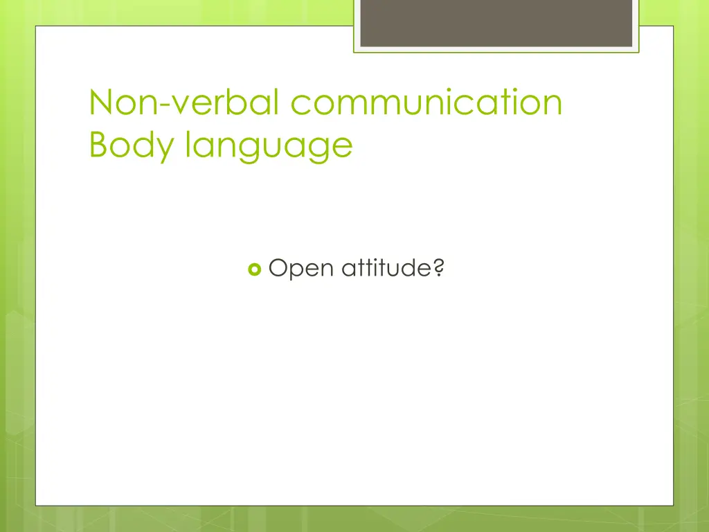 non verbal communication body language 7