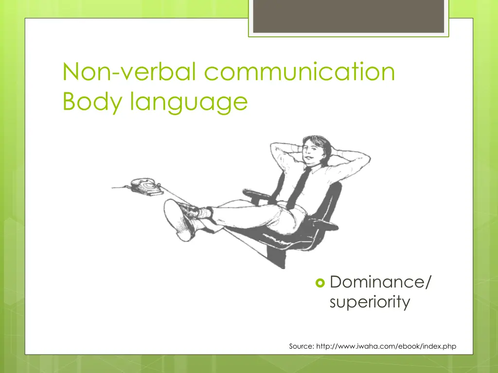 non verbal communication body language 8