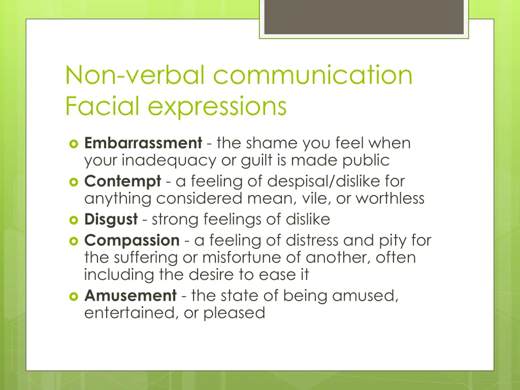 non verbal communication facial expressions 1