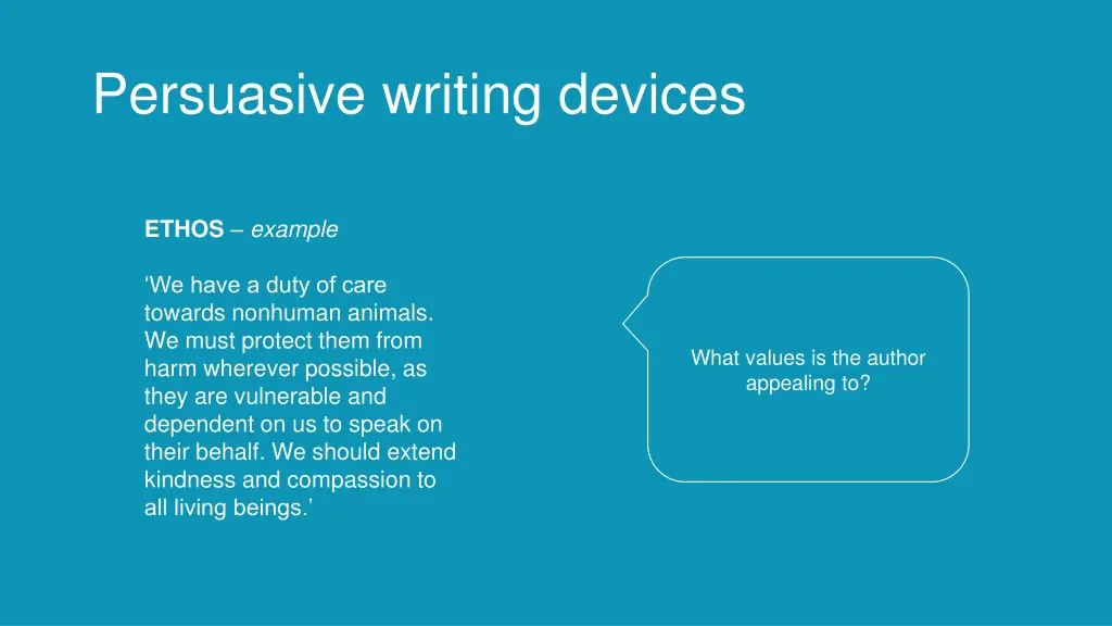 persuasive writing devices 11