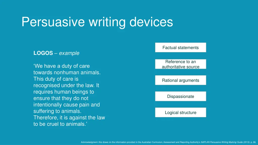 persuasive writing devices 14