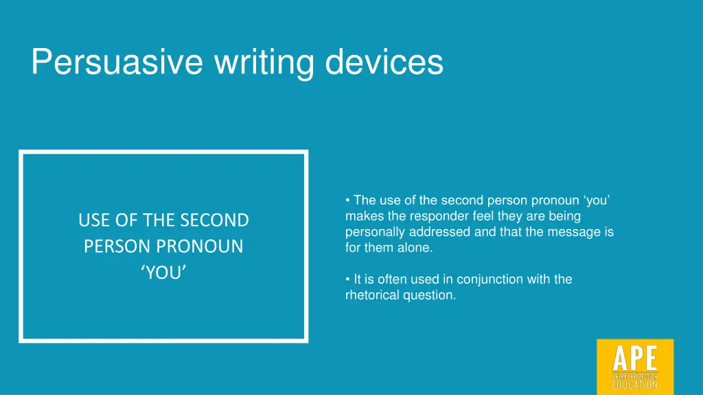 persuasive writing devices 3