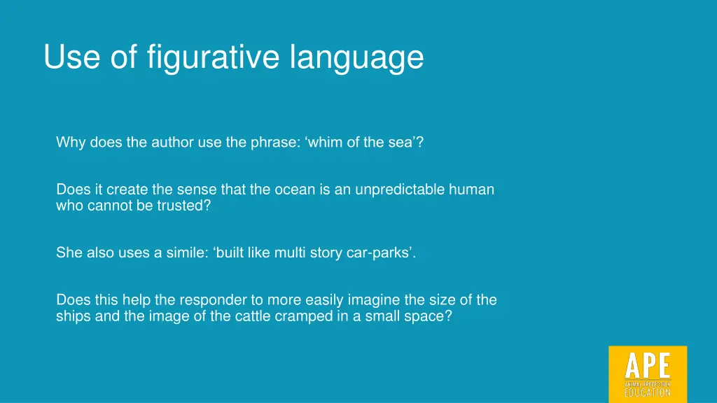 use of figurative language 1