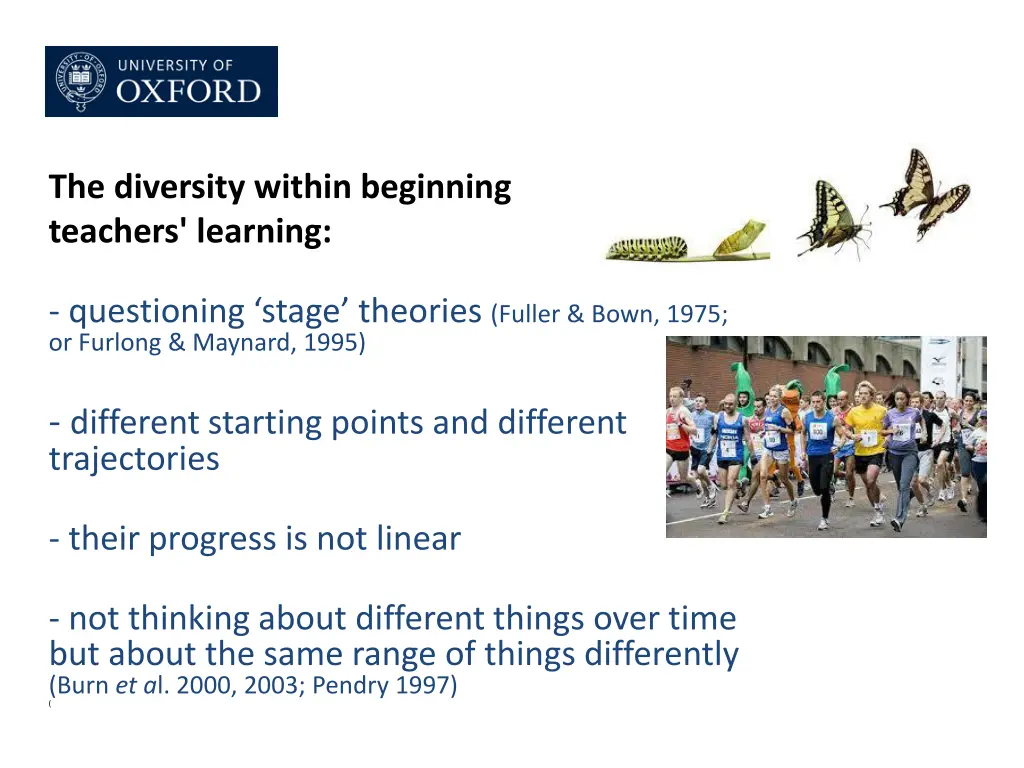 the diversity within beginning teachers learning