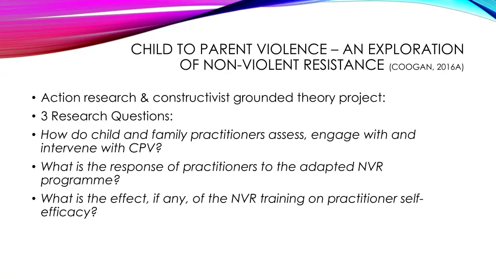 child to parent violence an exploration