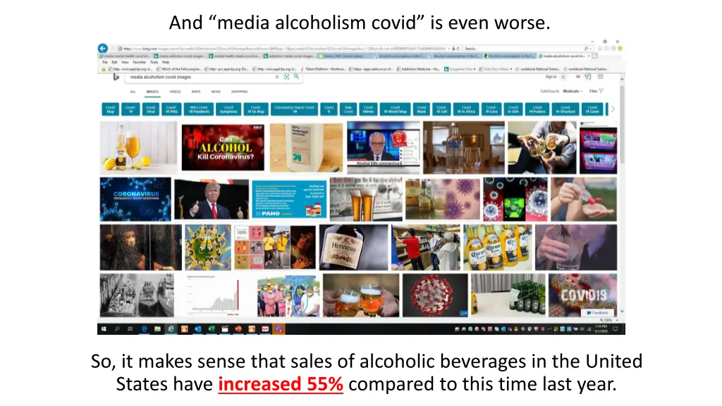 and media alcoholism covid is even worse