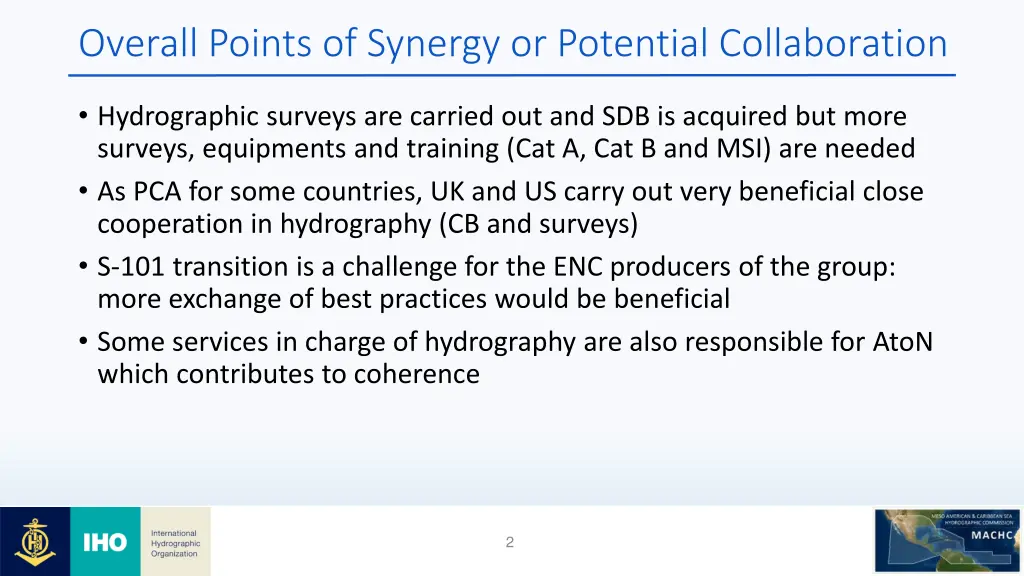 overall points of synergy or potential