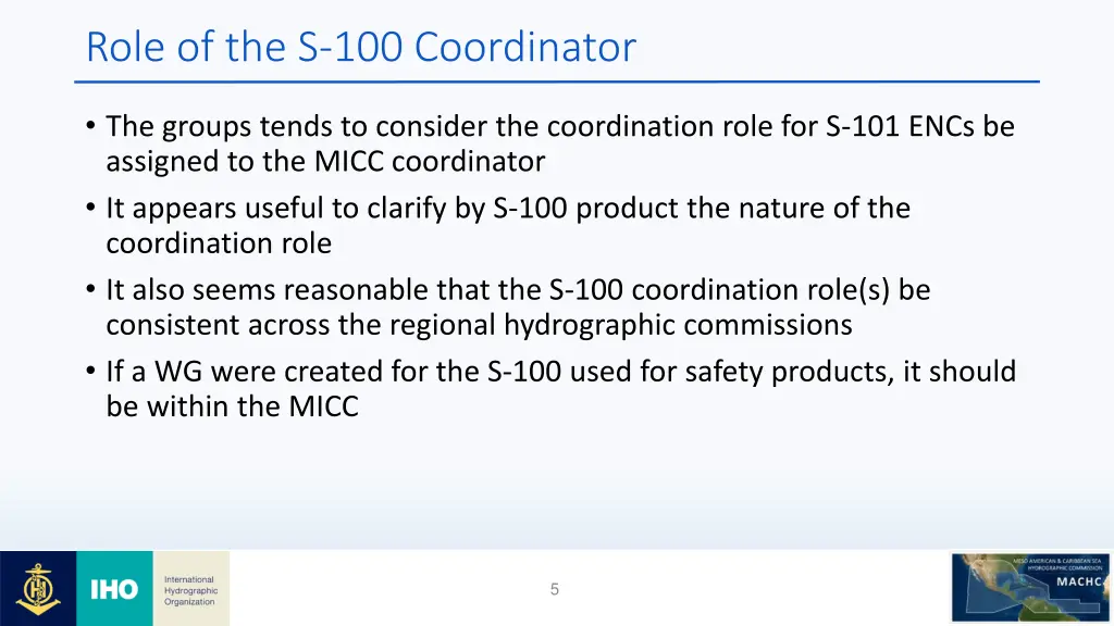 role of the s 100 coordinator