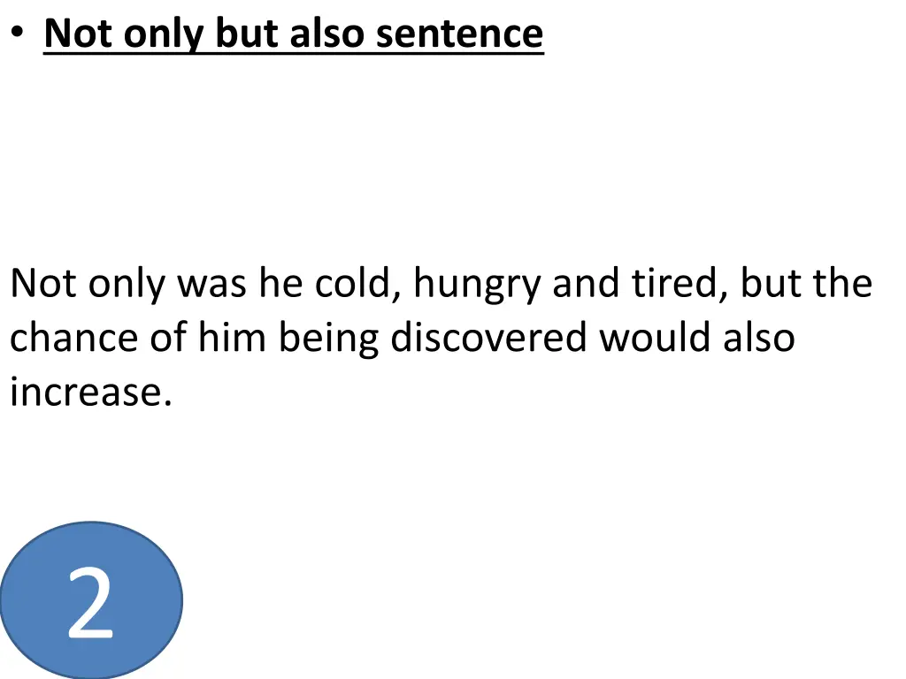 not only but also sentence