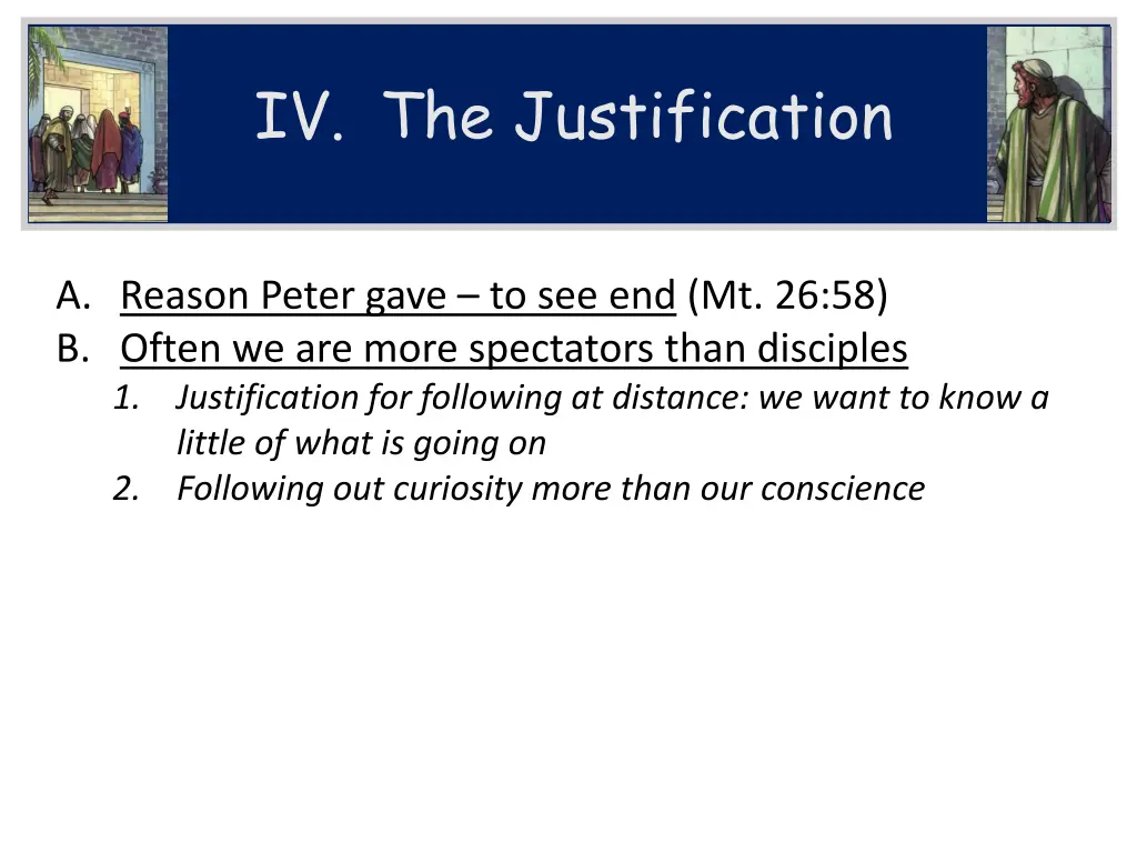 iv the justification 1