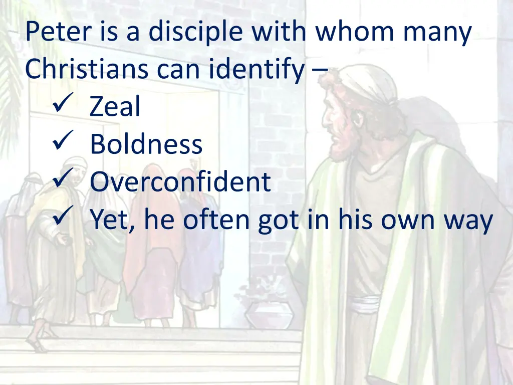 peter is a disciple with whom many christians