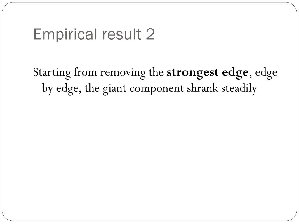 empirical result 2