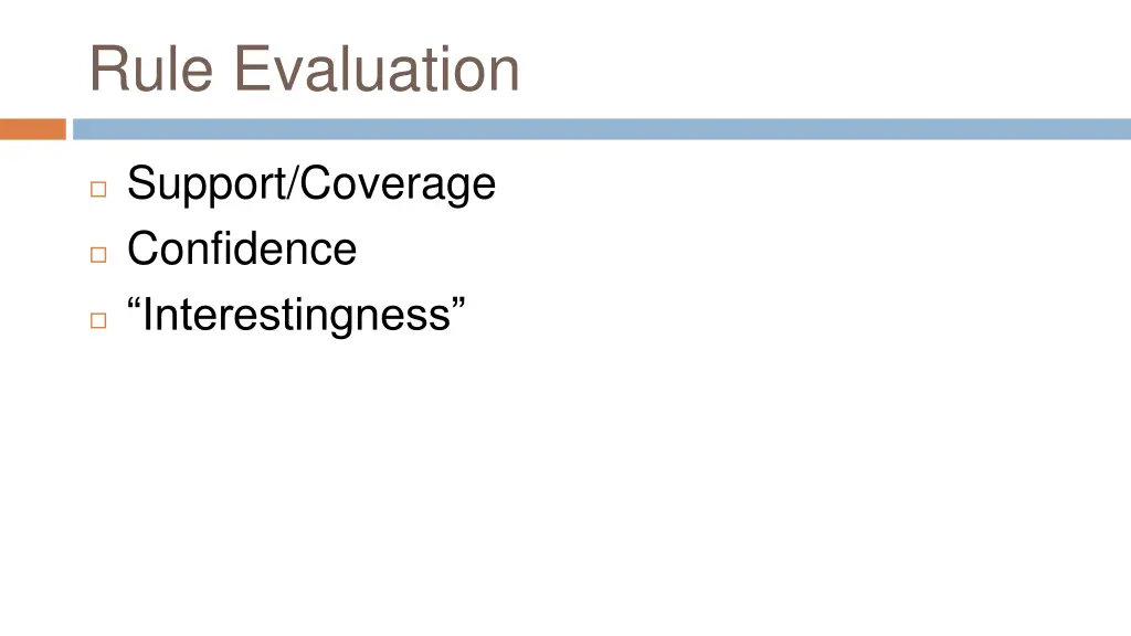 rule evaluation 1