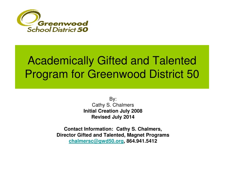 academically gifted and talented program