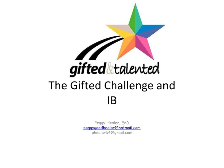 the gifted challenge and ib