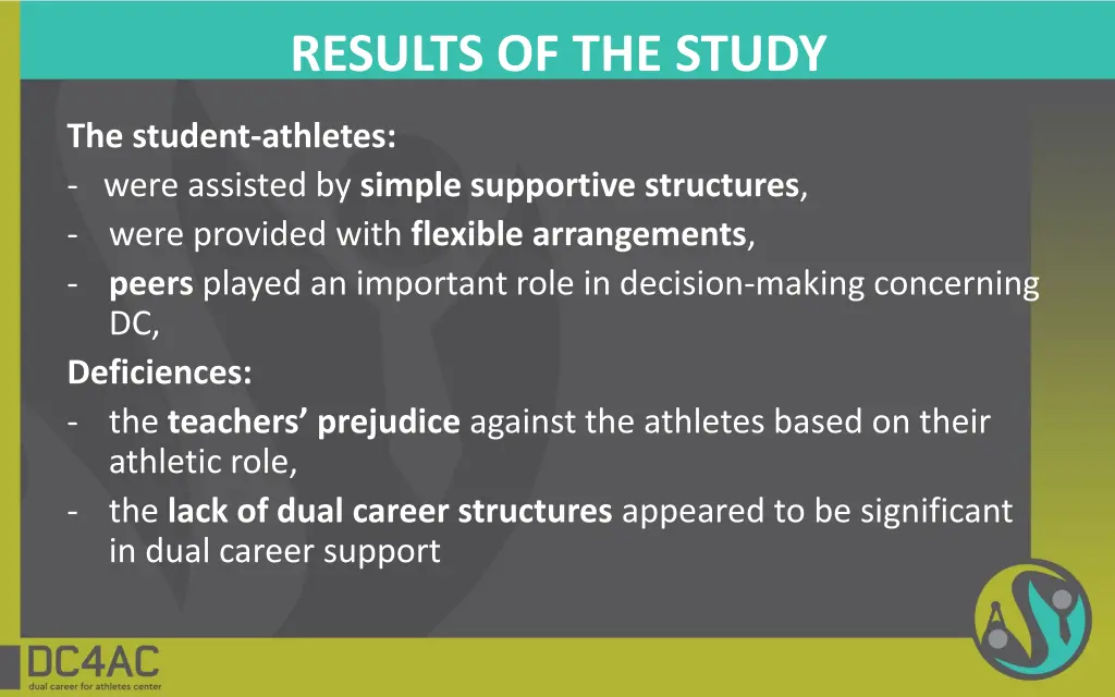 results of the study