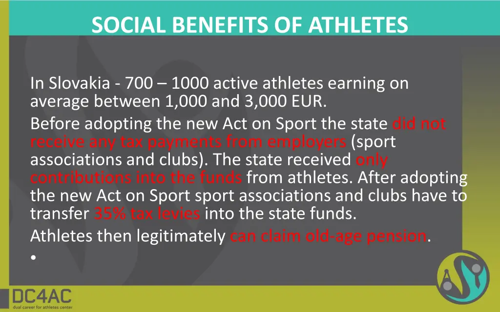 social benefits of athletes