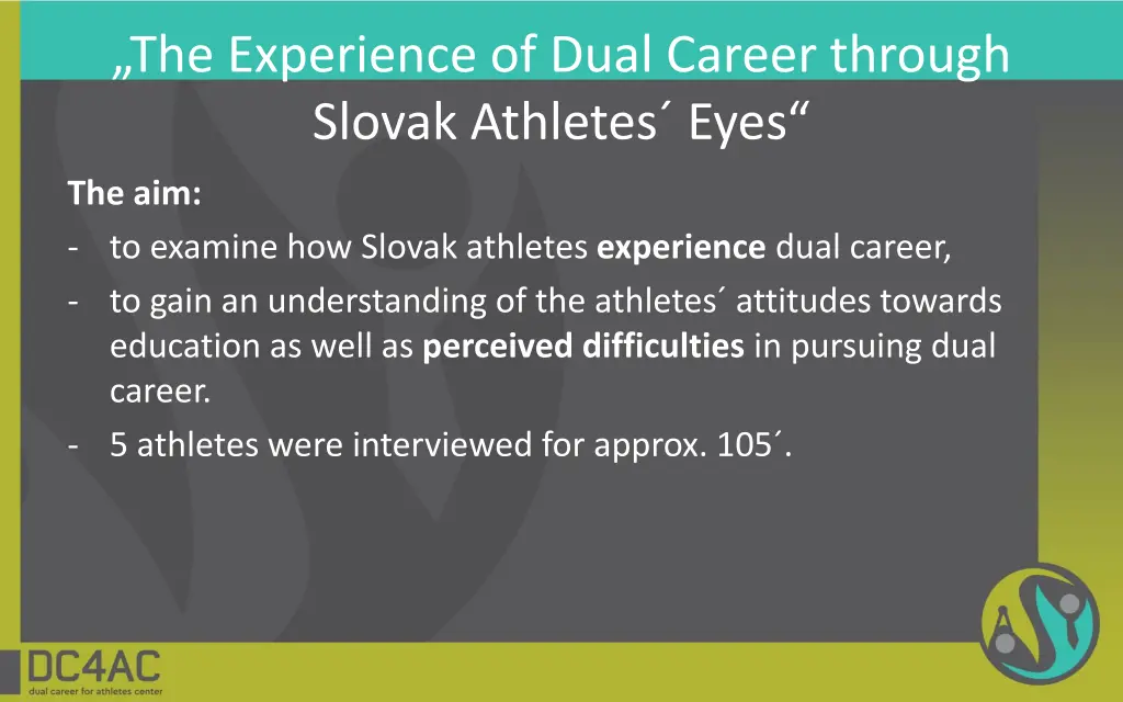 the experience of dual career through slovak