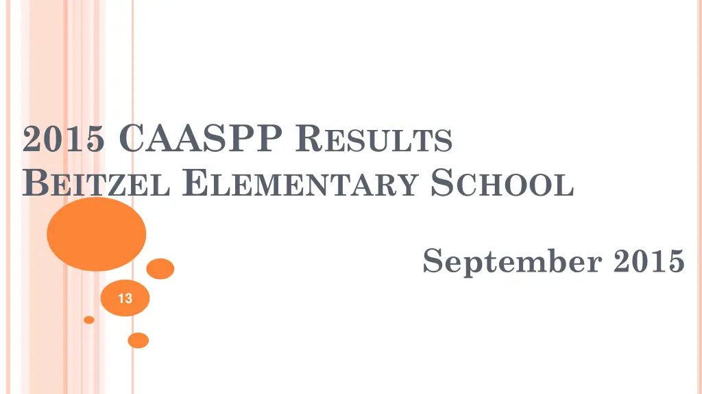 2015 caaspp r esults b eitzel e lementary s chool