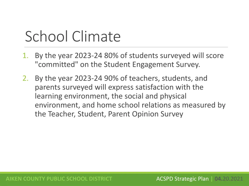 school climate