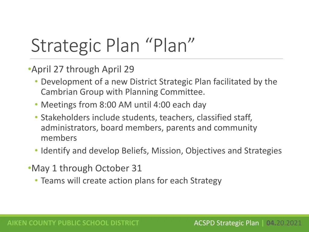 strategic plan plan